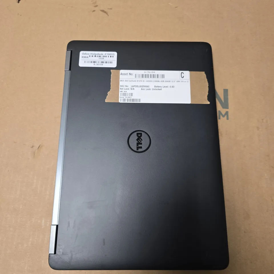 DELL LATITUDE E7270 LAPTOP - I5-6200U 2.3GHZ, 4GB RAM, 256GB SSD, 12.5IN DISPLAY