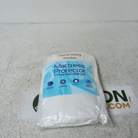 SLEEP EASY DOUBLE WATERPROOF QUILTED MATTRESS PROTECTOR