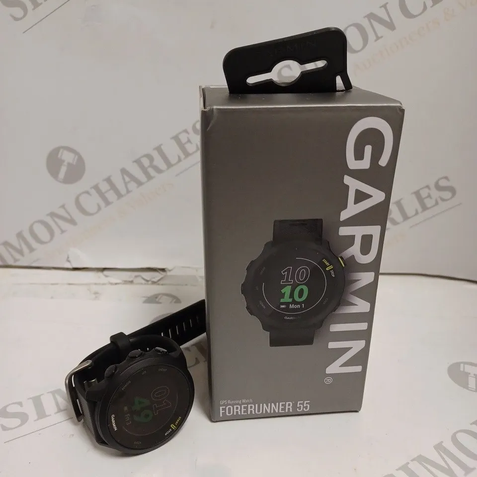 BOXED GARMIN FORERUNNER 55 GPS RUNNING WATCH 