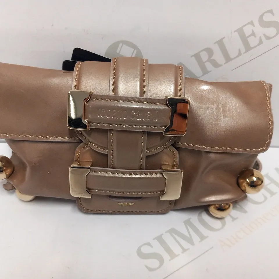 ROBERTO CAVALLI BRONZE CLUTCH