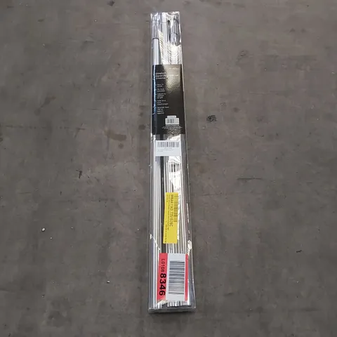 BOXED STRETCH 260CM STRAIGHT TENSION SHOWER CURTAIN RAIL