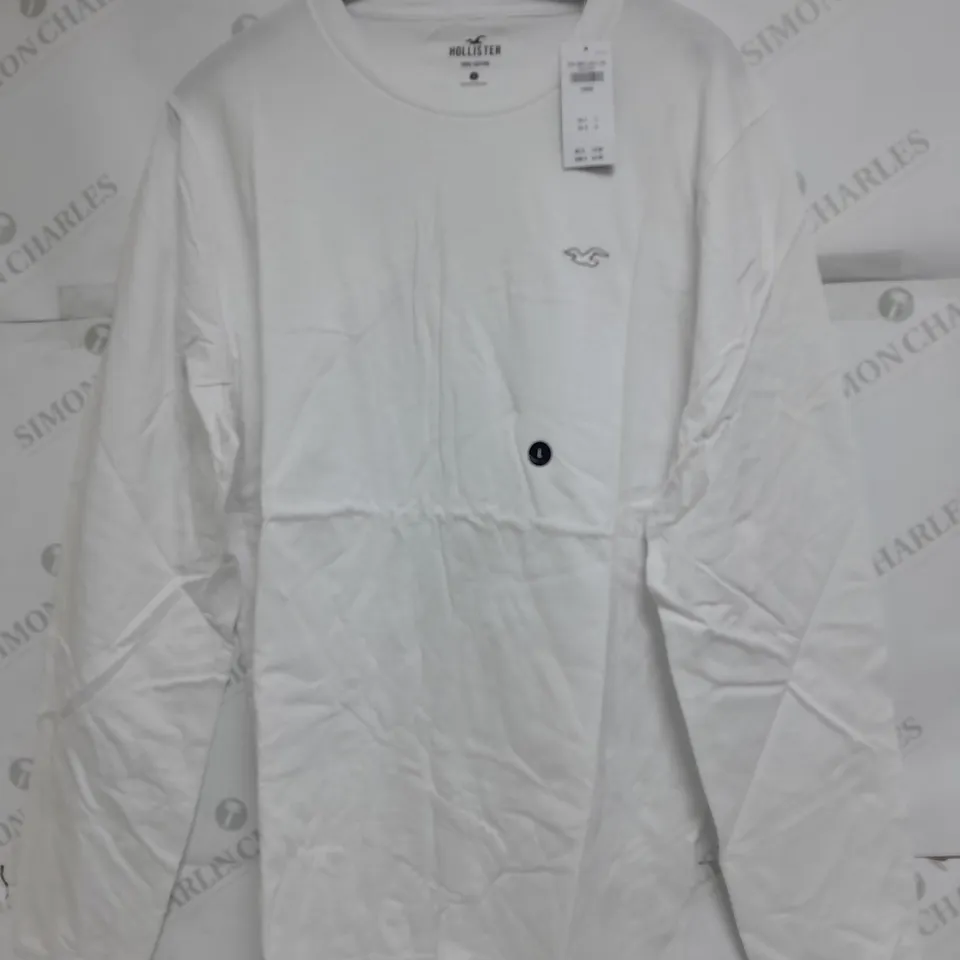 HOLLISTER LARGE BASIC LONG SLEEVE TEE 