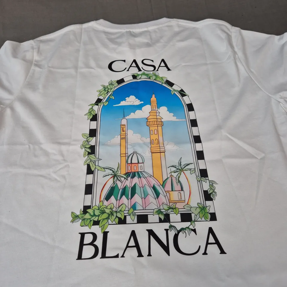 CASABLANCA TENNIS CLUB T-SHIRT SIZE M