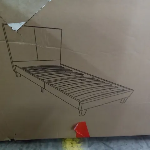 BOXED 3FT BLACK SINGLE BED