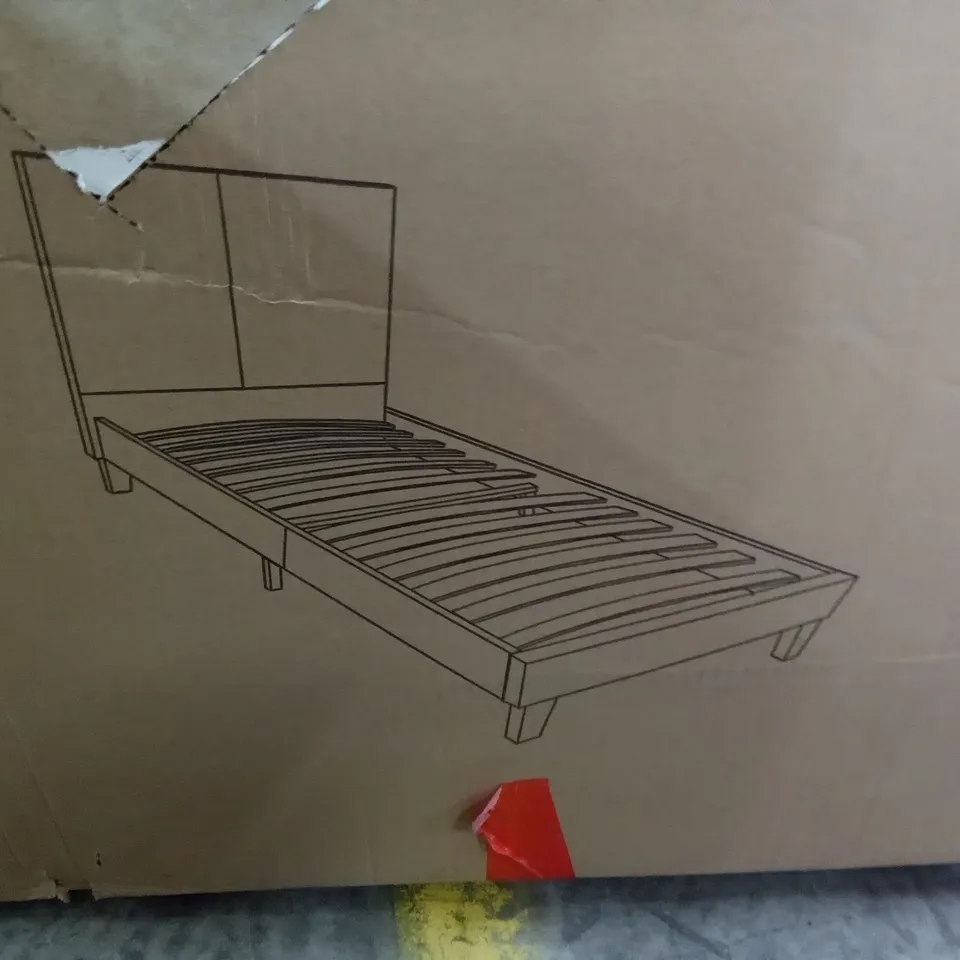 BOXED 3FT BLACK SINGLE BED