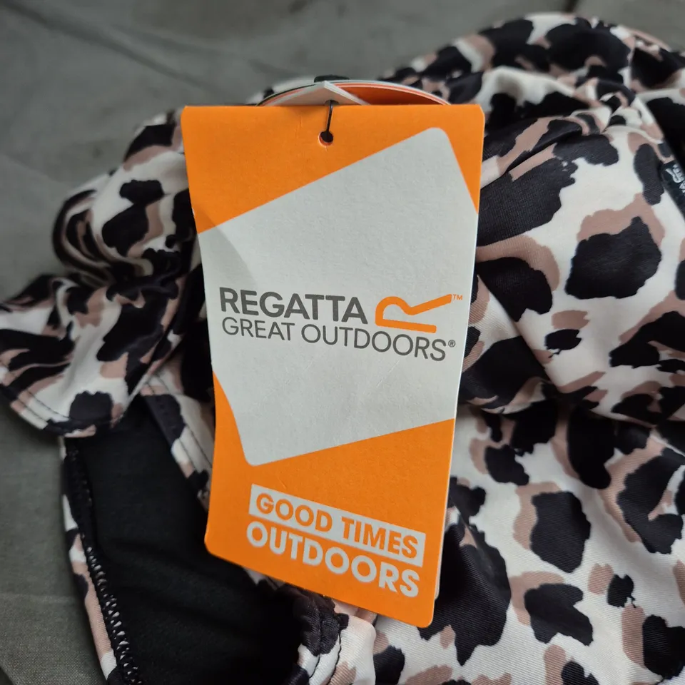 REGATTA LEOPARD PRINT WOMEN'S SWIMSUIT – ONE-PIECE, UK 16 (EU 42)