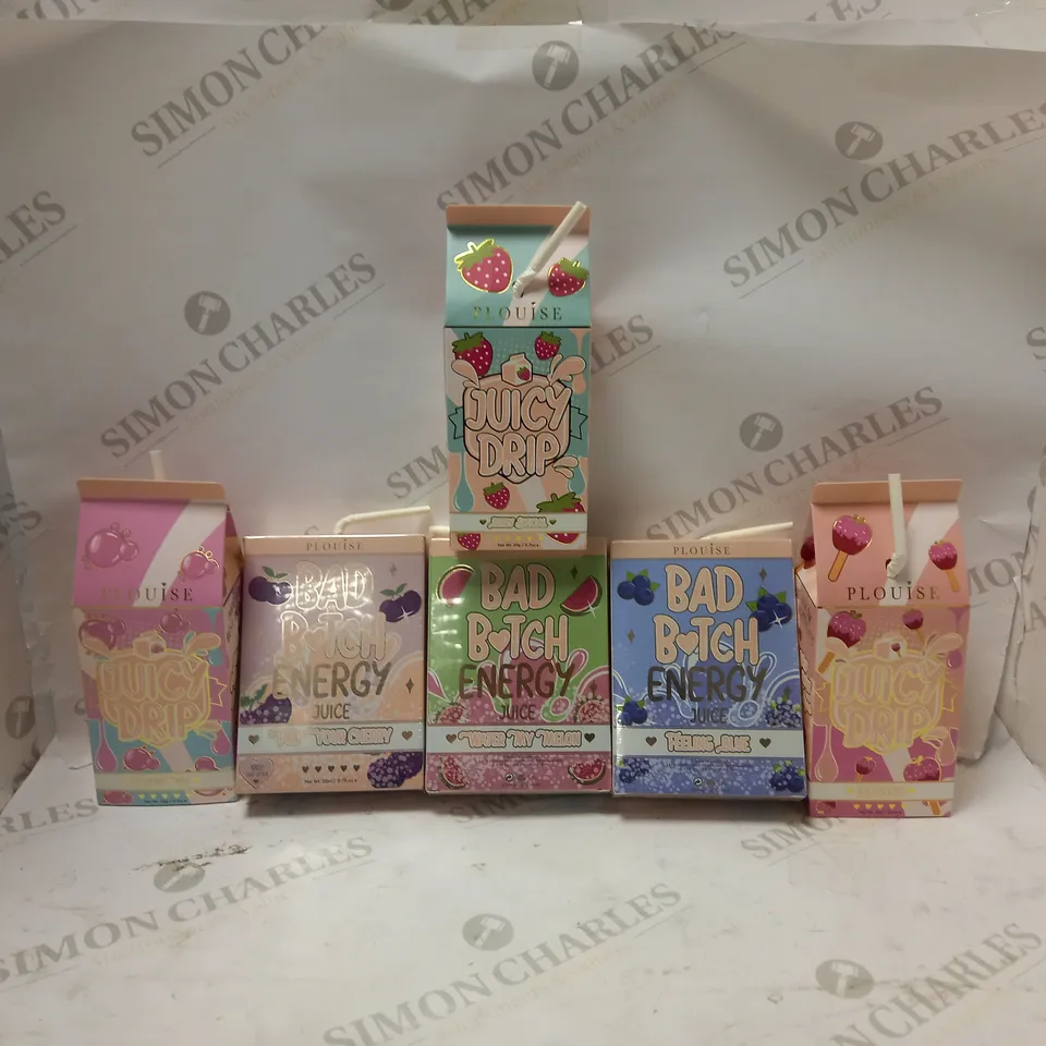 6 X ASSORTED PLOUSIE BAD BITCH & JUICY DRIP LIP REPAIR AND LIP ENHANCEMENT PRODUCTS 