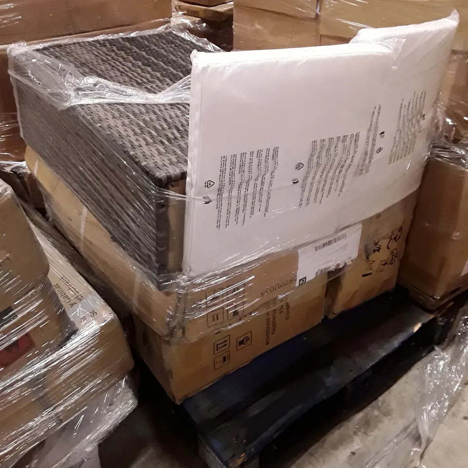 PALLET CONTAINING ASSORTED RATTAN GARDEN FURNITE