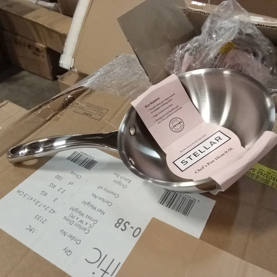 BOXED SET OF 3 STELLAR 16cm PANS