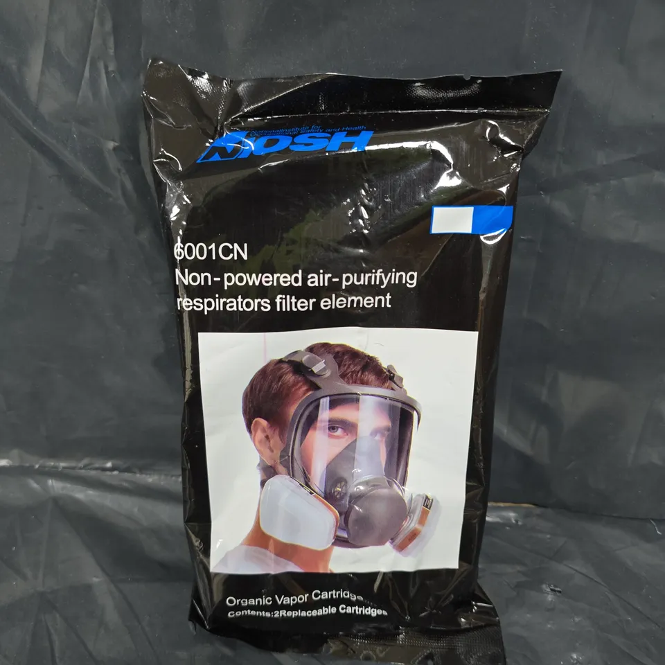 SEALED NIOSH 6001CN ORGANIC VAPOR CARTRIDGE  