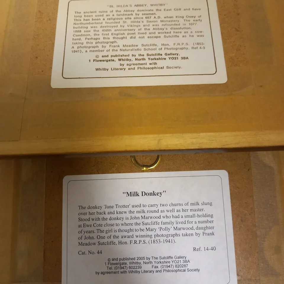 LOT OF 4 FRANK MEADOW SUTCLIFFE FRAMED PHOTOGRAPHS