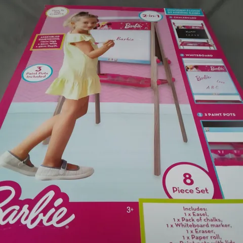 BOXED BARBIE WOODEN ROTATING FLOOR STANDING EASEL 