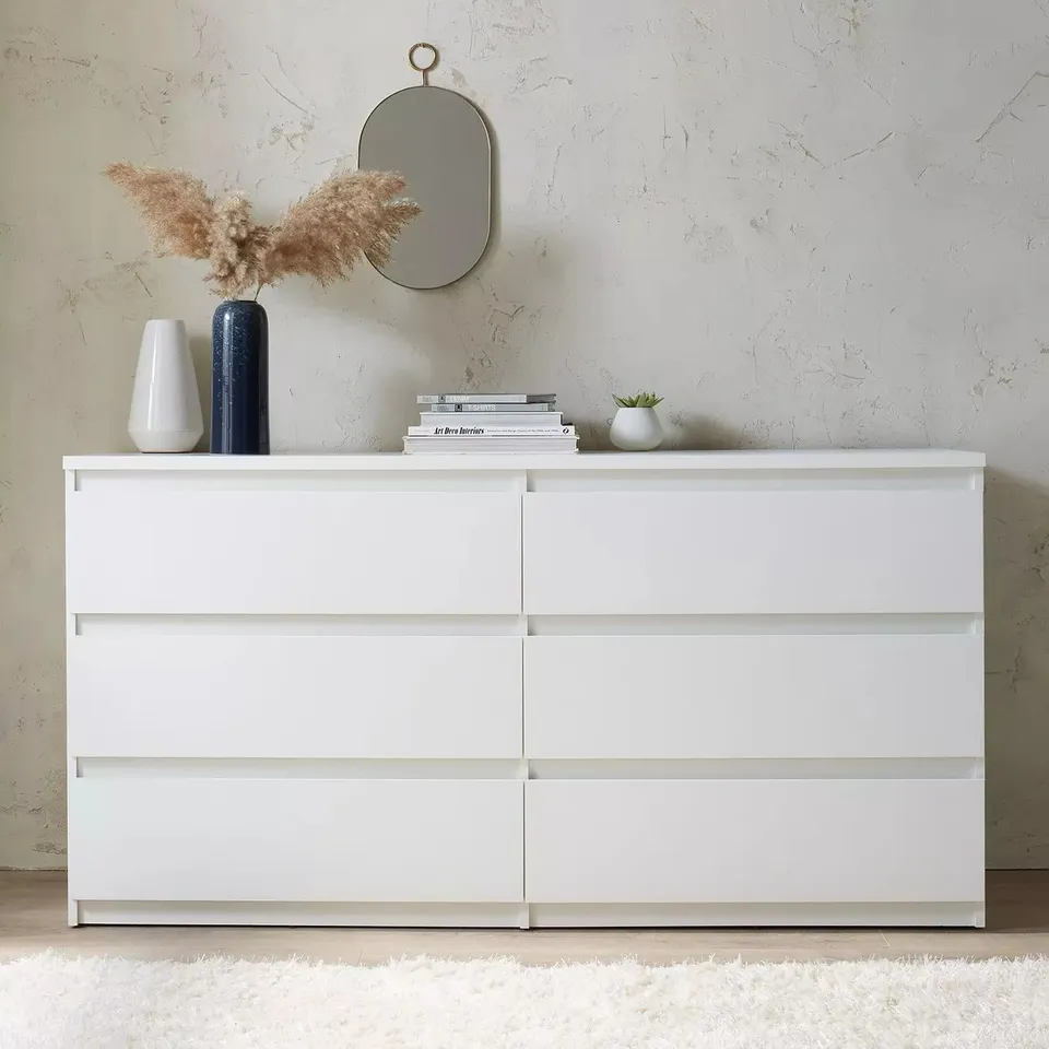 LISSON 6 DRAWER CHEST - WHITE - FSC® CERTIFIED