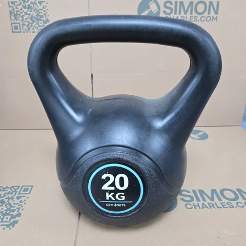 GYM SETS KETTLEBELL – 20 KG, BLACK