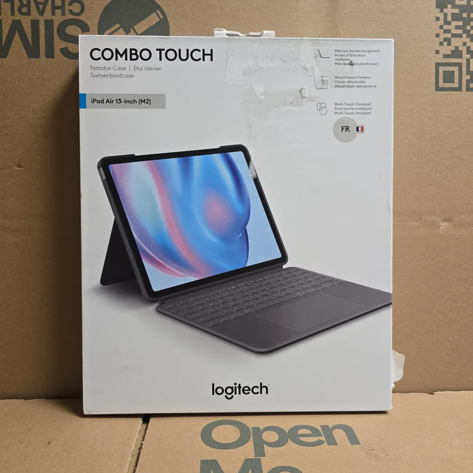 LOGITECH COMBO TOUCH KEYBOARD CASE FOR IPAD AIR 13-INCH (M2) FRENCH