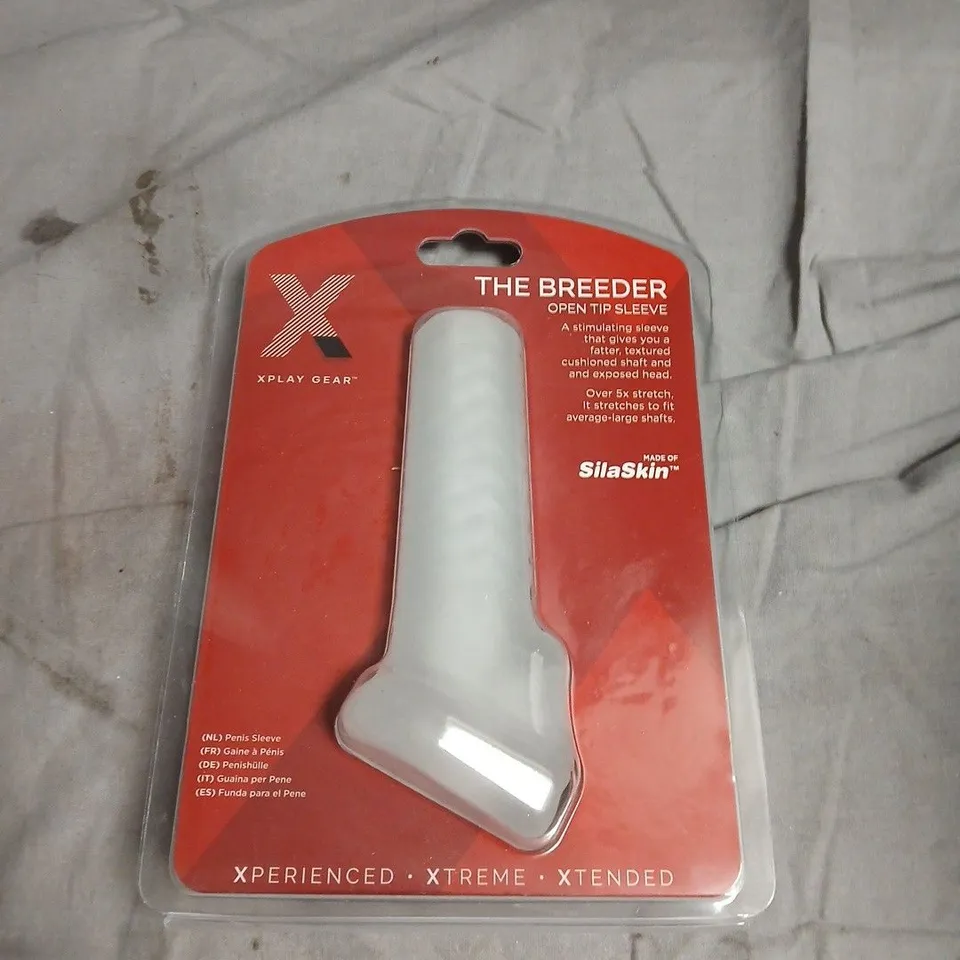 XPLAY GEAR THE BREEDER OPEN TIP SLEEVE – SILASKIN
