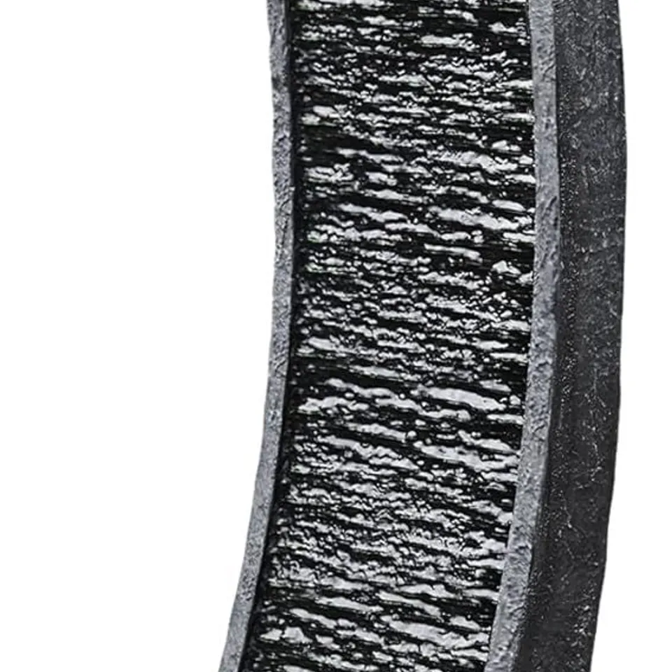 BOXED TEAMSON HOME GARDEN WATER FEATURE WITH LED LIGHTS AND PUMP, LARGE GARDEN WATER FOUNTAIN, INDOOR AND OUTDOOR CURVED WATERFALL FOUNTAIN, SLATE EFFECT | INDOOR AND OUTDOOR CURVED WATERFALL FOUNTAIN