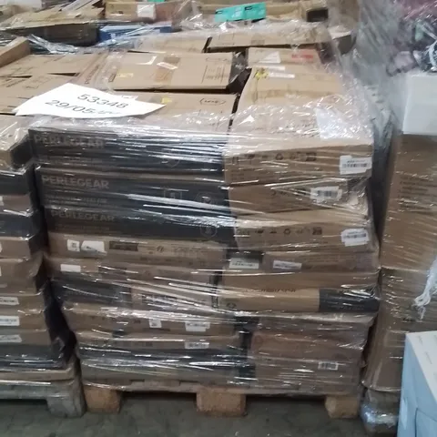 PALLET CONTAINING A LARGE QUANTITY OF WALL MOUNTED BRACKETS 