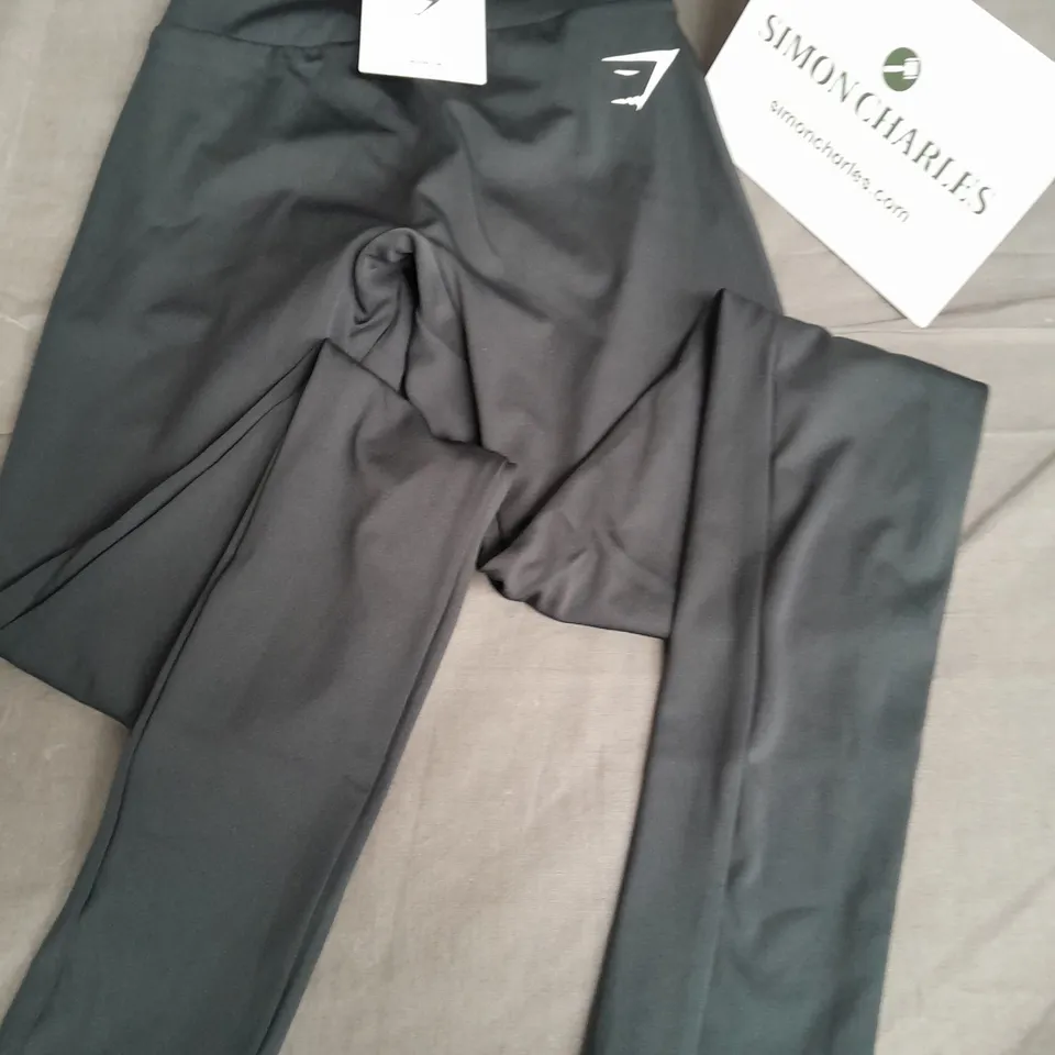 GYMSHARK POWER LEGGINGS IN DARKEST TEAL - XS