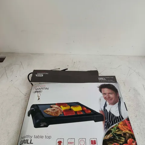 JAMES MARTIN BY WAHL HEALTHY TABLE TOP GRILL – BOXED KITCHEN APPLIANCE