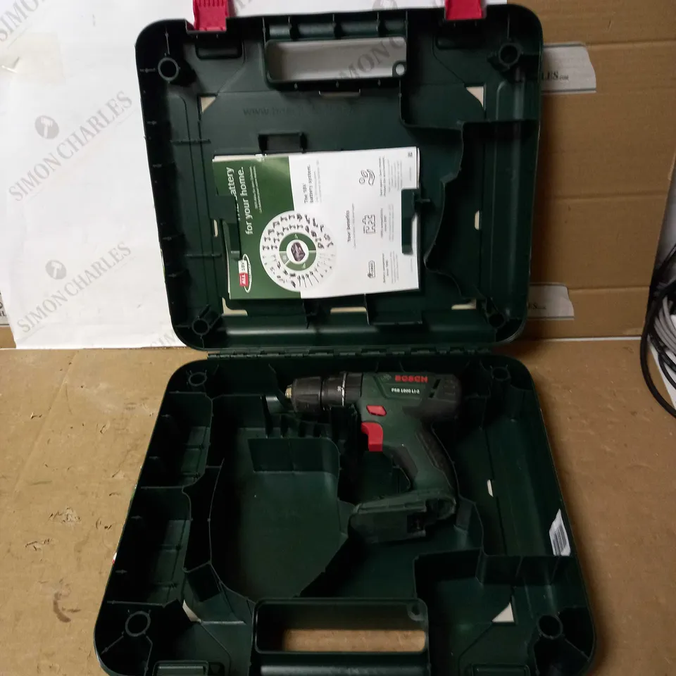 BOSCH CORDLESS COMBI DRILL PSB 1800 LI-2