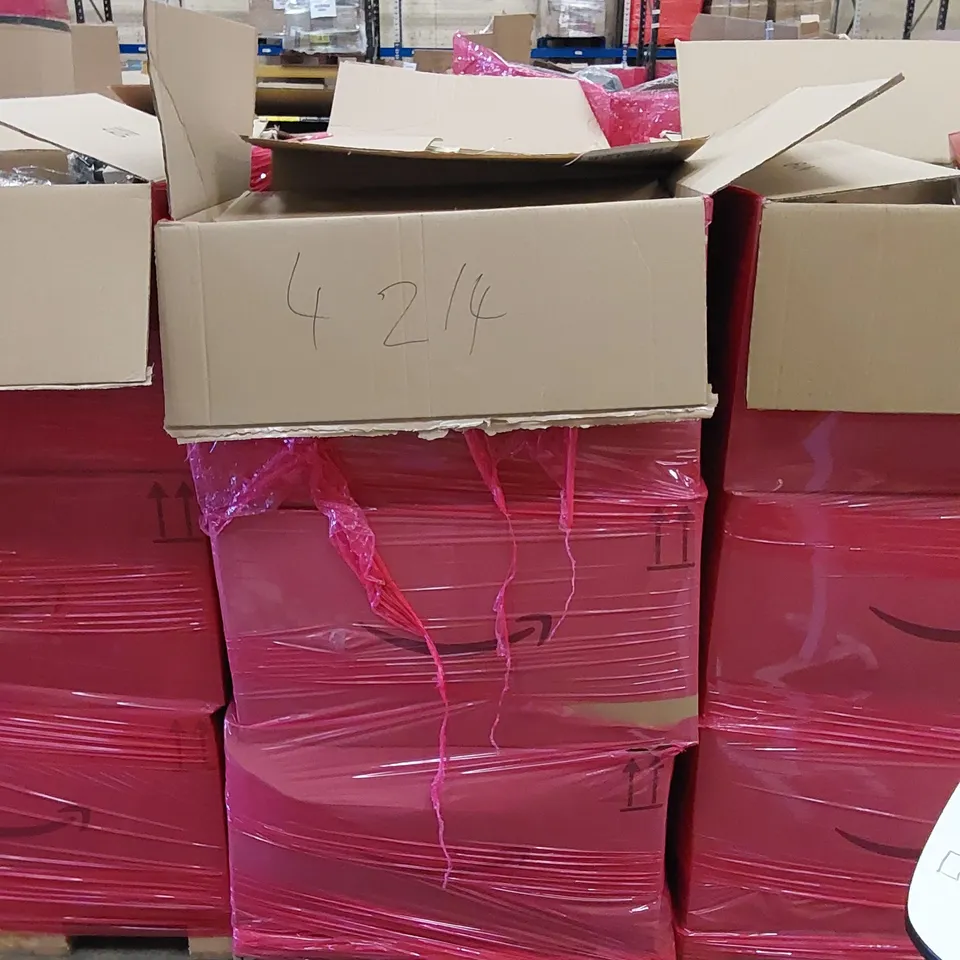 PALLET OF ASSORTED HOUSEHOLD ITEMS AND CONSUMER PRODUCTS. INCLUDES TOYS, MOUSE TRAPS, DIABETIC SOCKS, SPORTS NUTRITION CAPSULES, GIN MAKER KITS ETC 