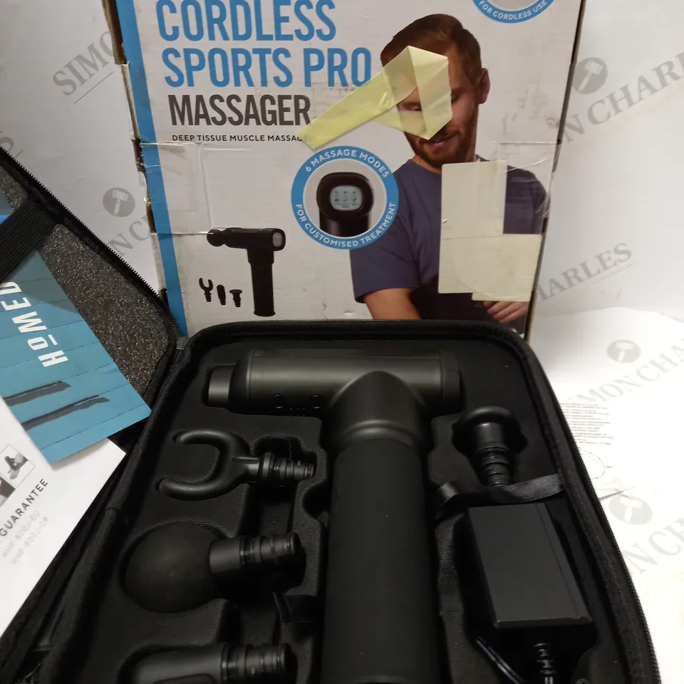 HOMEDICS PERCUSSION CORDLESS MASSAGE GUN