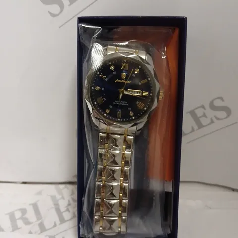 BOXED POEDAGAR BLUE DIAL MENS WATCH