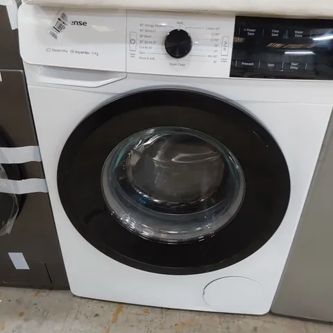 HISENSE 9KG WHITE STEAM MACHINE INVERTER WASHING MACHINE WFGE90141VM