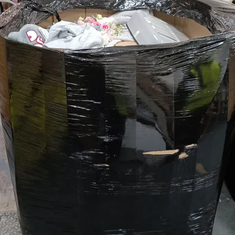 PALLET OF APPROXIMATELY 60 ASSORTED ITEMS TO INCLUDE BRANDED CLOTHING, A4 PAPER, HERCULES INSTRUMENT STAND, ETC - COLLETCION ONLY