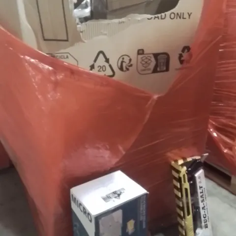 PALLET OF ASSORTED HOUSEHOLD GOODS AND PRODUCTS TO INCLUDE;BUG BLASTER GUN,LED KIDS SCOOTER 