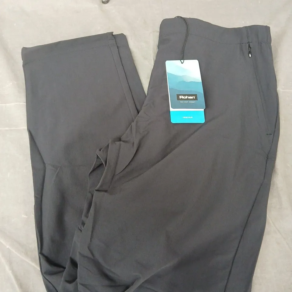 ROHAN WANDERERS PANTS IN BLACK - 16R