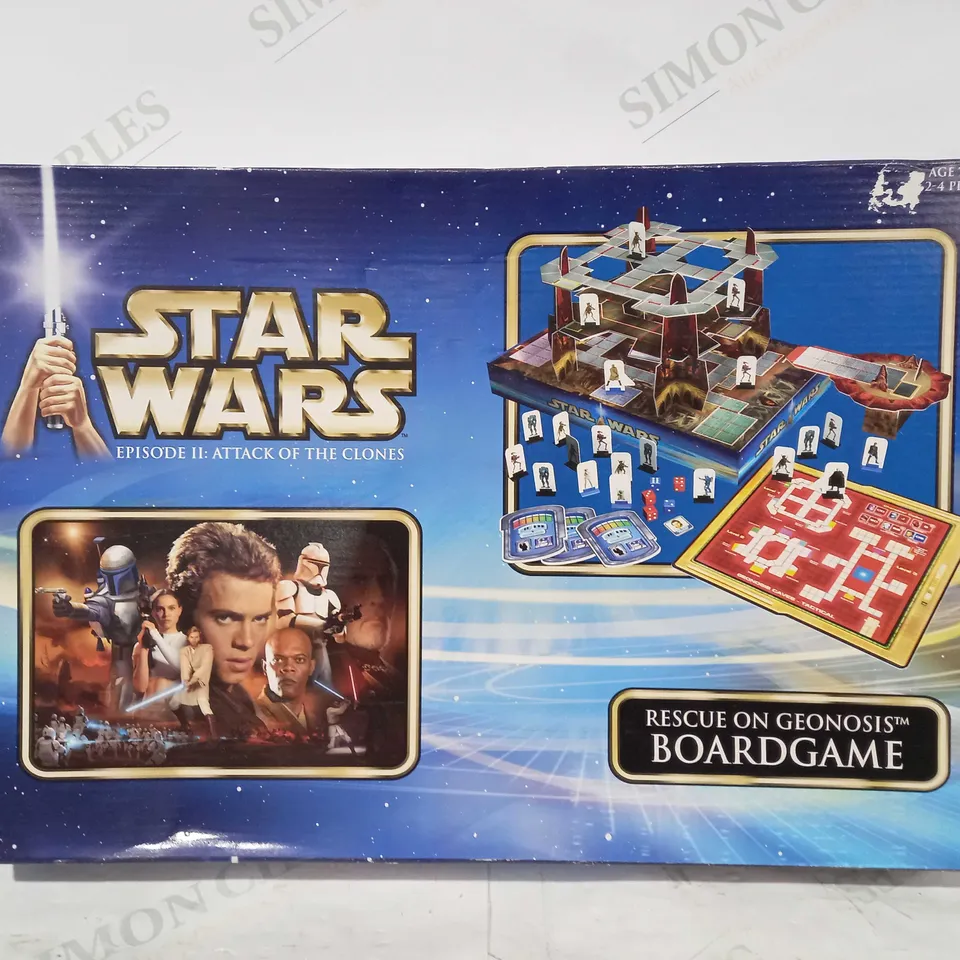 STAR WARS EPISODE II RESCUE ON GEONOSIS BOARDGAME
