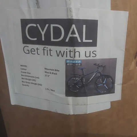 BRAND NEW BOXED CYDAL 27.5" ADULT MOUNTAIN BIKE 21 SPEED GEAR