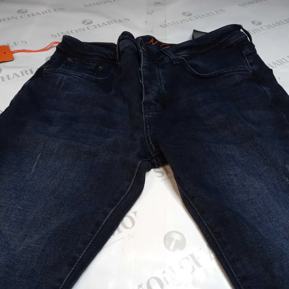 NEW COSPIT STRAIGHT LEG JEANS IN DARK BLUE - SIZE 32