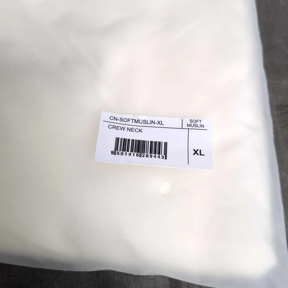 BUILT DIFFERENT SOFT MUSLIN CREW NECK T-SHIRT – XL