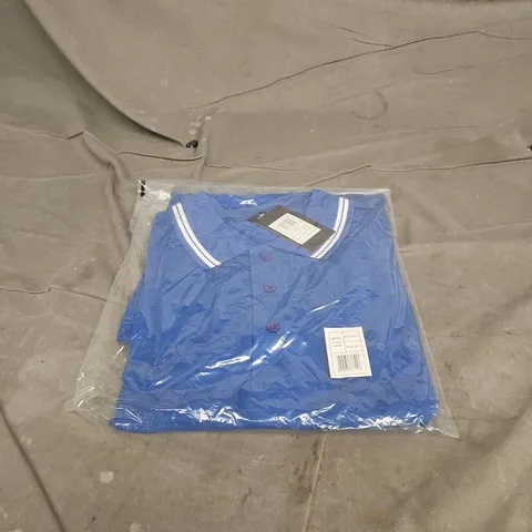 BIGDUDE BLUE POLO SHIRT 5XL BAGGED WITH TAGS