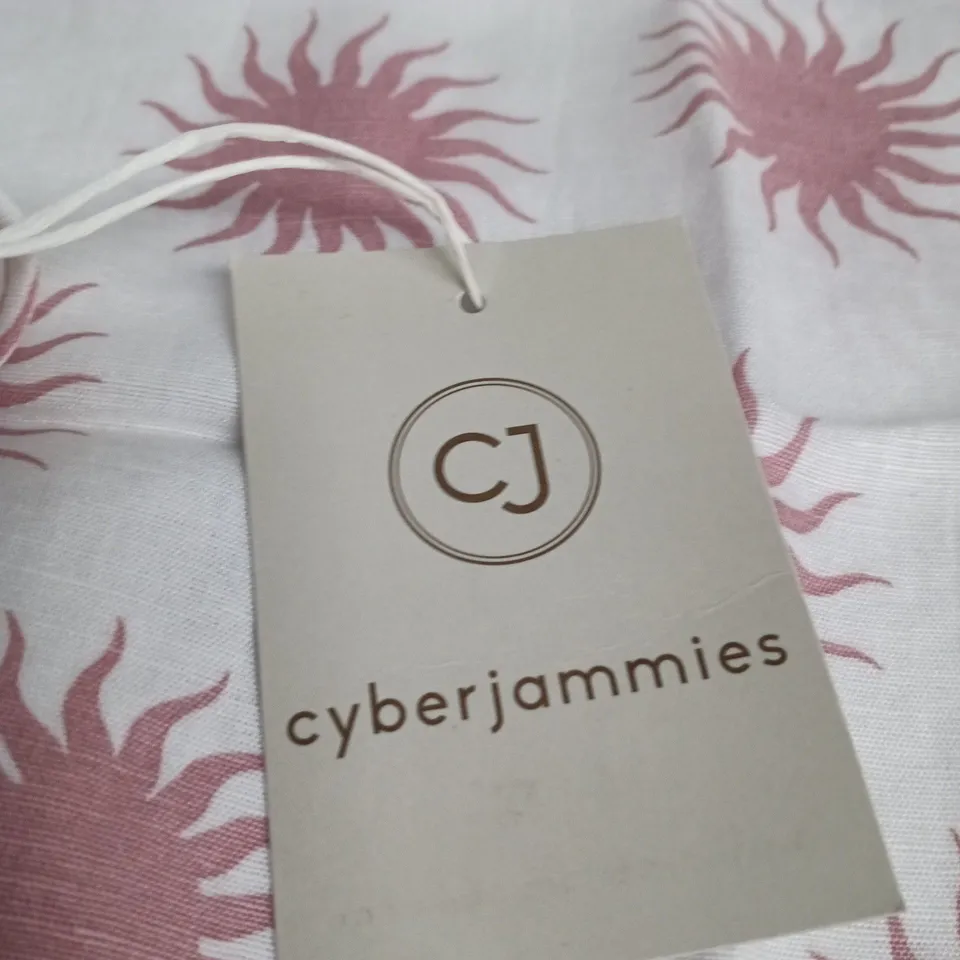 CYBERJAMMIES LINEN BLUSH PINK SUN PRINT STRAPPY NIGHTDRESS – UK 14