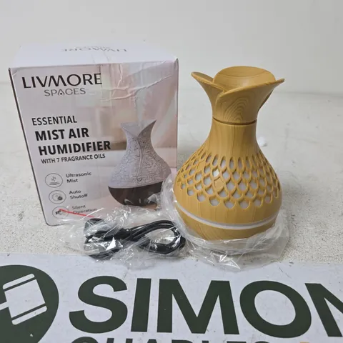 BOXED LIVMORE ESSENTIAL MIST AIR PURIFIER
