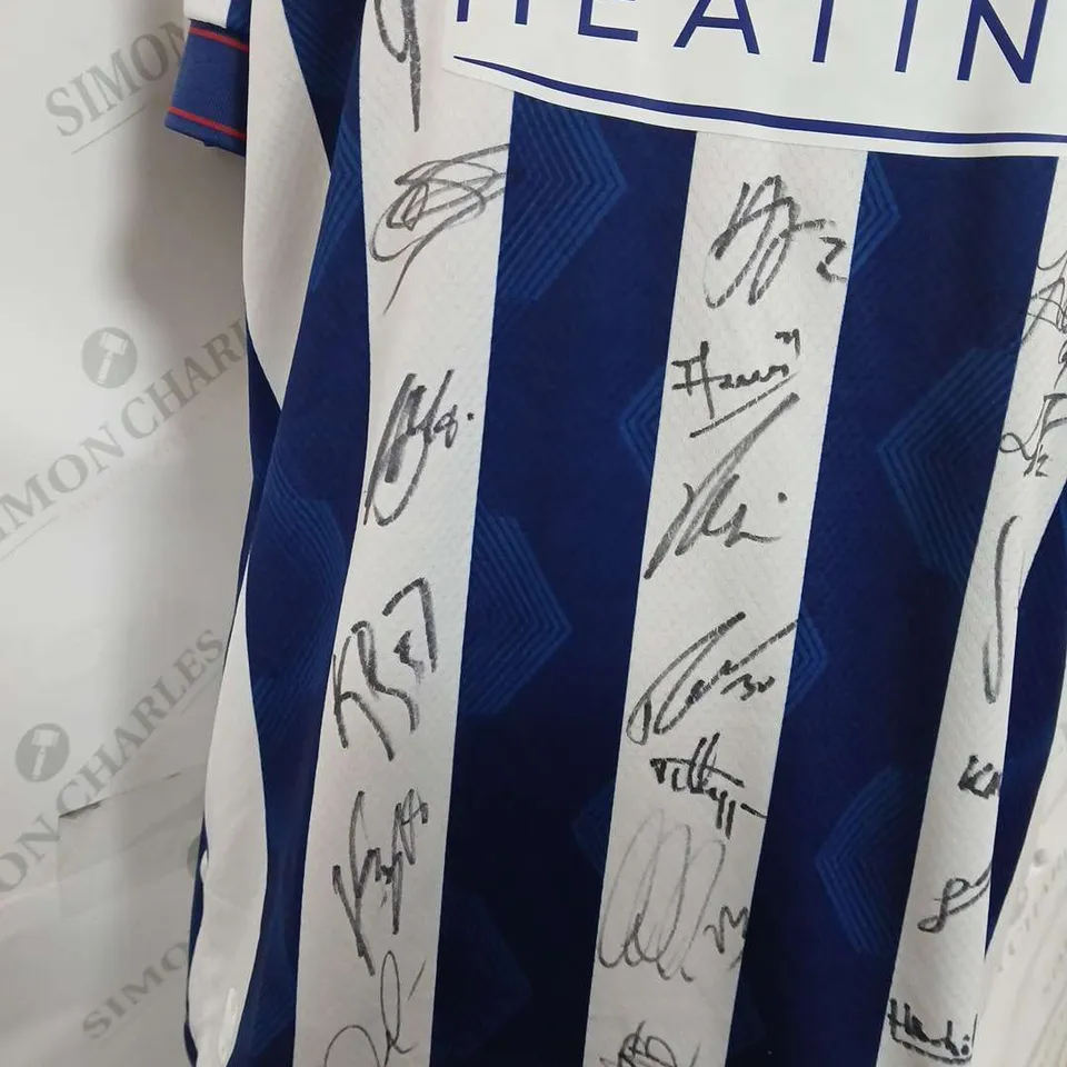 SIGNED MACRON WEST BROM HOME 24/25 JERSEY - LARGE