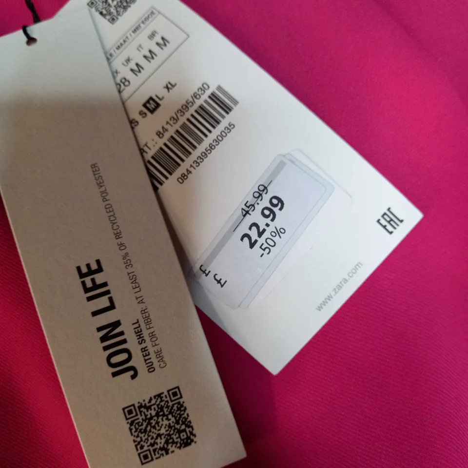 ZARA HOT PINK SUIT TROUSERS - MEDIUM
