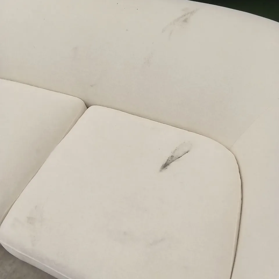 DANETTI HALLIE 2 SEATER BOUCLE IVORY SOFA