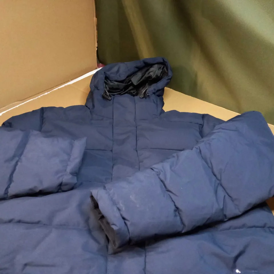 TOG 24 NAVY PADDED WINTER COAT - MEDIUM