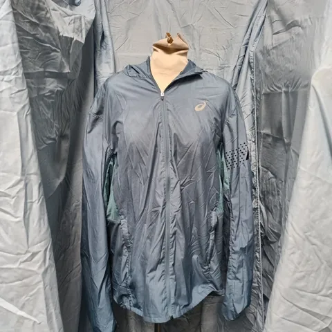 ASICS WINDBREAKER JACKET – ZIP FRONT, SIZE L