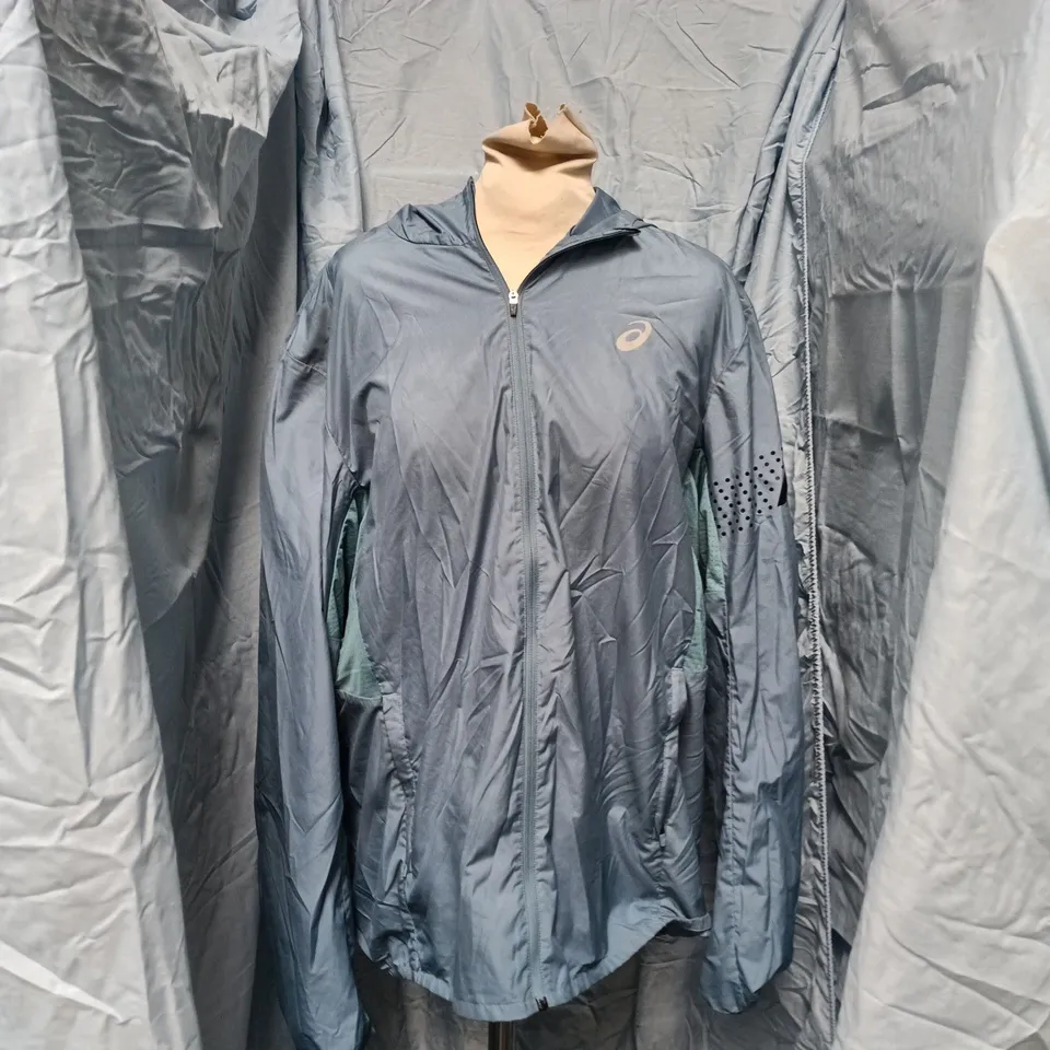 ASICS WINDBREAKER JACKET – ZIP FRONT, SIZE L