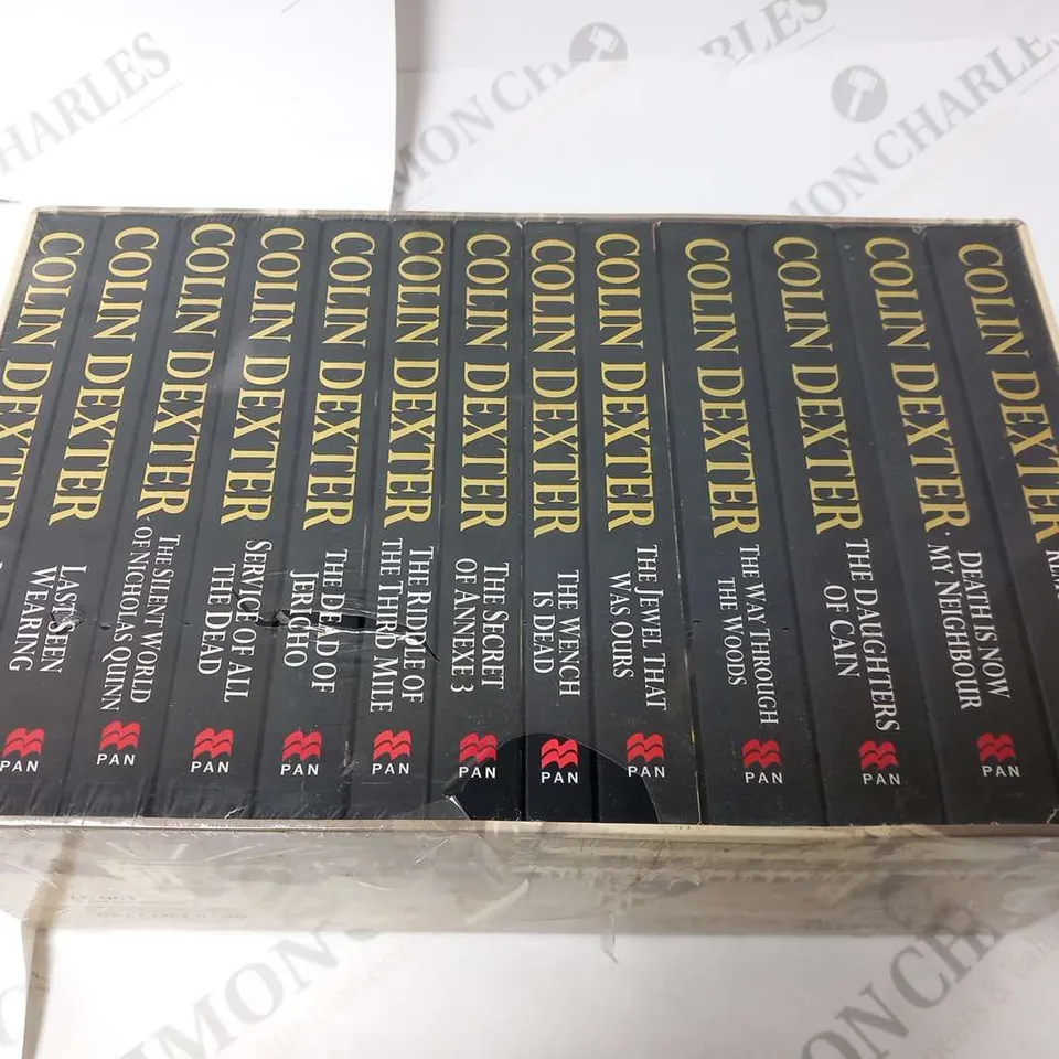 BOXED AND SEALED INSPECTOR MORSE THE COMPLETE COLECTION BY COLIN DEXTER