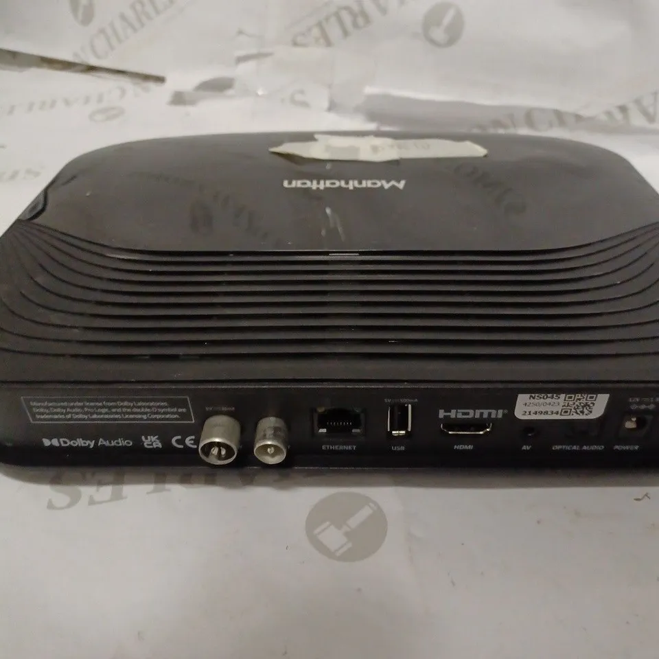 MANHATTAN T2-R 500GB FREEVIEW HD RECORDER, BLACK