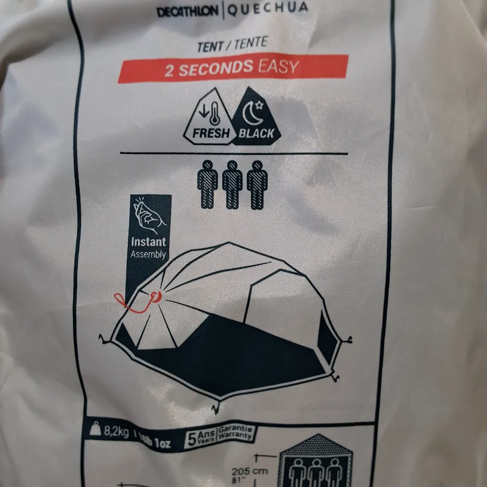 DECATHLON QUECHUA 3-MAN TENT