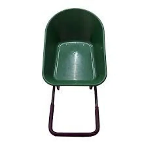 OYPLA HEAVY DUTY PLASTIC TWO WHEELED 70L YARD GARDEN WHEELBARROW