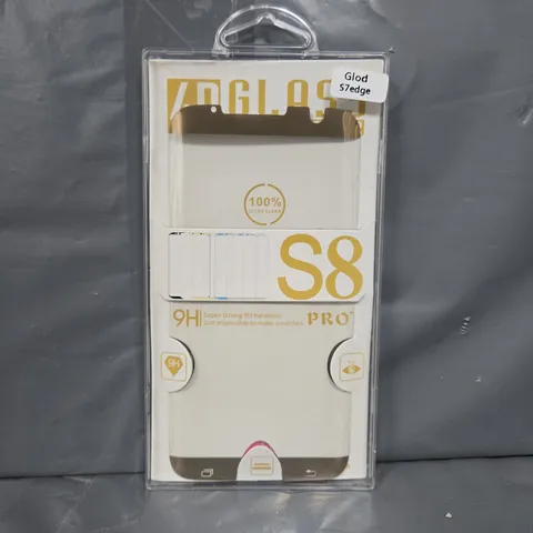 BOX OF APPROXIMATELY 40 4D GLASSES SCREEN PROTECTOR FOR GOLD S7 EDGE 